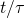 Rendered by QuickLaTeX.com t/\tau